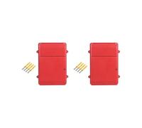 2 set Wall Mounted Mailbox Postbox 13.5x10x2.7inch for Customer Center Lightweight Red, 34.5x26x7cm