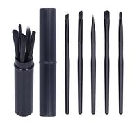 2 Set Watch Cleaning Brush Set, Jewelry Cleaning Brush Small Part Clean Tool Wristwatch Dust Removal Tool with Storage Box for Watchmakers