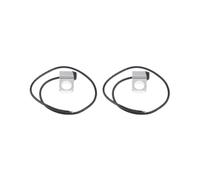 2 set Waterproof 25mm 1" Motorcycle Handlebar Headlight ON/OFF Switch Silver