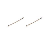 2 set Well Balanced Handmade Violin Bow Student Brazil Wood for Violin Learner, 1/4