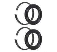 2 Sets 1/2 Inch Wrench Retainer for Ring Kit with O-for Ring, Socket Clip for Craftsman for IR Pneumatic Air Tools, Metal Replacement Parts for 3/8"(3/4)