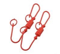 2 Sets 1/4 Inch Hydraulic for Quick Coupling Protective Cap for ISO-A 7241 and ISO 5675, PVC Dust Cap for Hydraulic Connectors, Red/Black/Yellow/Blue (Red)