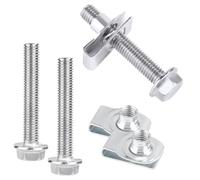 2 Sets 304 Stainless Steel Fuel Tank Strap Bolts, Premium Fuel Tank Strap Hardware Replacement Kit Compatible with Silverado 1999-2021 Select Models