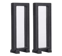 2 Sets 3D Floating Frame Display Holder Coin Display Box for Challenge Coins Jewelry for Store Home Mall Shop