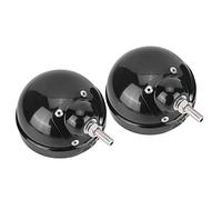 2 Sets 4.5 Inches Motorcycle Fog Light Housing, Aluminum Alloy Fog Lamp Shell, Rust Resistant Black Housing for Direct Replacement, Compatible with Most Motorcycles