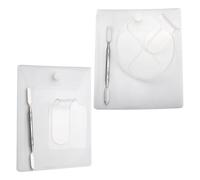 2 Sets Acrylic Ring Makeup Palette for Nail Art Colour Mixing