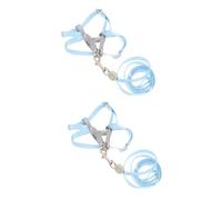 2 Sets Adjustable Cat Harness Cat Walking Leash Pet Leash Small Dog Harness Invisible Cat Leash Dog Walking Leash Cat Ha (Ax2pcs 150x1cmx2pcs)