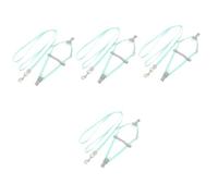 2 Sets Adjustable Cat Harness Cat Walking Leash Pet Leash Small Dog Harness Invisible Cat Leash Dog Walking Leash Cat Ha (A 1x4pcs 150x1cmx4pcs)
