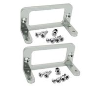 2 Sets Aluminum Alloy RC Servo Mount Bracket with M3 Screw and Nut for Tamiya Bruiser Four Wheel Drive Futaba S3003 Rudder Frame MG995 MG996 Standard Throttle Servo RC Boat Ship Car