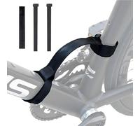 2 Sets Bike Carrying Handle Portable Bicycle Frame Handle Black Nylon Bicycle Handle Strap Sturdy Mountain Bikes Hand Carry Strap for Cyclists Outdoor Lover