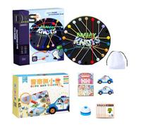2 Sets Brainy Knots Rope Untangling Game Logic Thinking Twisted Rope Challenge Board Game Kids Adults Educational Elastic Rope Unhitching Toy
