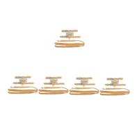 2 Sets Cat Dog Leash Puppy Harness Dog Ropes Puppy Accessories Heavy Duty Harness for Large Dogs Pet Dog Vest Wear-resis (Yellowx5pcs Sx5pcs)