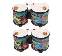 2 Sets Children's Linked Hand Drums Percussion Toy Set