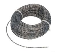 2 Sets Core-reinforced Grass Trimmer Line, Grass Line 2.0-3.0 Mm X 15M (30m) Line Spool, For Brush Cutters Professional(15mx2mmx 2pcs)