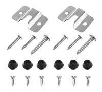 2 Sets Dartboard Hanging Bracket Dart Board Hanging Screws Wall Mounting Holder Dartboard Fixing Kit Darts Holder Screw Hook Set for Dartboard Hanging
