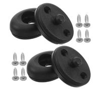 2 Sets Diving Suit Button Quick Release Fastener for Neoprene Suits | Black Plastic and Stainless Steel Set, , for Marine Suits and Snorkeling Use