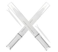 2 Sets Double Eyelid Styling Cream Pen with Rotary Silicone Tip | Invisible Finish, Portable Plastic Design, for Inner Folds, Single Lids, Home Makeup Use
