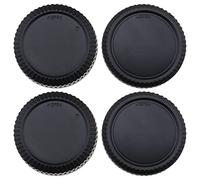 2 Sets Front Body Cap & Rear Lens Cap Cover Kit Compatible with Fuji X Mount DSLR Camera X-T4 X-T3 X-T2 X-T1 X-T30 X-T20 X-T10 X-H1 X-T200 X-T100 X-PRO 3