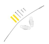 2 Sets Furniture Anchor Kit with Stainless Steel Hardware Pack | Quick Install for Sideboards and Drawers, Pet-safe Anchoring, Nursery Room Home Safety
