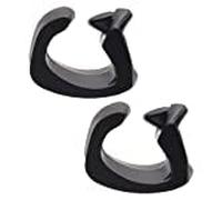 2 Sets Galaxy Clip Rubber Kits Compatible Replacement For Oakley Si Ballistic M Frame 2.0/3.0 Industrial M Frame 2.0 Sunglasses Black