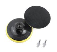 2 Sets Hook and Loop Backing Pad durable Sanding Disc Backing Pad 4-Inch/100mm Sanding Polishing Backer Plate Polisher Sanding Pad with M14 Drill Adapter for Random Orbit Sander Polisher Buffer