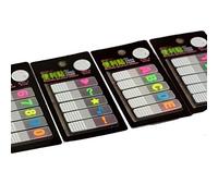 2 Sets Index Tabs Adhesive Translucent Letters Stickers 100 Pages Pack of 10 Kinds StickersDurability