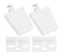 2 Sets Kitchen Cabinet Wall Mount Hanger Bracket for Stable Hanging | Metal Corner Support, Thickened Simple Structure, White Finish, for Wall Cabinets and Office Desks