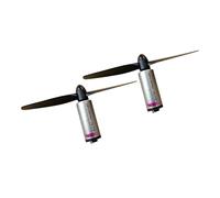 2 Sets M50 3-6V DC electronic starter 15000RPM DC electronic starter with Black Propeller CW CCW Model Airplane Helicopter Fan DIY Kits MQXFCZUX