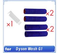 2 Sets Main Brush Roller with 1 Cleaning Brush for Dyson Wash G1