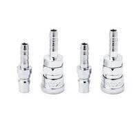 2 Sets Metal Pneumatic Fitting Air Line Hose Compressor Connector Quick Release Coupler Air Line Fittings for 8mm Hose Quick Release Coupler Set