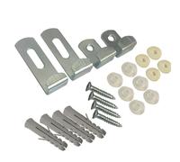 (2 Sets) Mirror Clips, And Fixings Set Of 4 FORT FASTENERS®