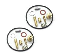 2 Sets Motorcycle Carburetor Carb Gaskets Jets Rebuild Kits For Phazer Pz480 Pz 480 1986 1987 1988 1989 1990
