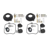2 Sets Motorcycle Carburettor System Repair Kit With Diaphragm Float Repair Kit For Y&amaha For V Star 650 XVS650 1998-2015 Carburetor repair kit, gasket, plunger, diaphragm