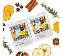 (2 sets) Mulled Wine & Cider Spice Blend -Holiday Mulling with Cinnamon, Star Anise&cloves, Drink Mix for Hot Mocktails(30g (2 bags))