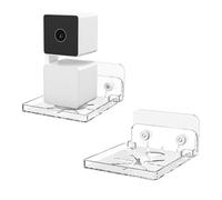 2 Sets of Acrylic Mount - Universal No-Drill Shelves for Camera Wall Mount,for Blink,Blink Mini,TP-Link,Baby Monitor,Smart Speaker，Wyze V3 - Easy to Install Universal Adhesive Shelf,Camera Mount