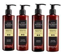 2 sets of Avon Senses Essence Bergamot & Green Tea Hand Care Duo Set with 250ml bottles includes Hand Wash and Hand Lotion - Sold By Ultimate Things