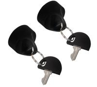 2 Sets of Replacement Easy Pull Keys for Pride Mobility Scooters - Compatible with Pride, Victory, Go-Go Scooters - Anti-Theft Keys with Deluxe Finger Ring Design