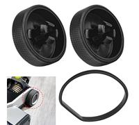 2 Sets of Upgraded Replacement Wheel and Gasket for Ryobi 18v Cordless Stick Vac PCL720B, PCL720K, PBLSV716B, PBLSV716K, PBLSV717B, PBLSV717K Cordless Vacuum Cleaner - Silicone Replacement Wheels