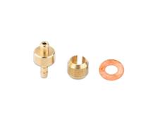 2 Sets Oil Pipe Joint Set, Oil Needle And Olive Head, Five-Line | Body For Hope Tech3 , E4, X2 Models, Gold Metal Brake Fitting Kit For Cycling Maintenance And Repair Parts