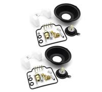 2 Sets/pack For Yamaha XT225 Carburetor Repair Kit & Vacuum Diaphragm &Carb Float Rebuild Parts Motorcycle