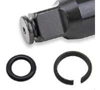 2 Sets Pneumatic Wrench Retainer For Ring Kit with O-For Ring for 3/8" 1/2" Square Drive, Compatible with For Craftsman For IR Air For Impact Tools, Metal Socket Clip Replacement Parts(1inch)