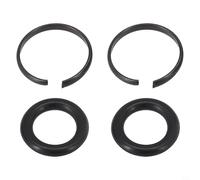 2 Sets Pneumatic Wrench Retainer For Ring Kit with O-For Ring for 3/8" 1/2" Square Drive, Compatible with For Craftsman For IR Air For Impact Tools, Metal Socket Clip Replacement Parts(3/4)
