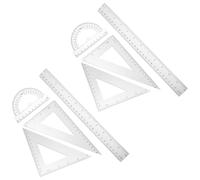 2 Sets Professional Drawing Triangle Ruler Set, Ps Geometric Tool