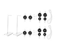 2 Sets Pulley Experiment Kit Physics Science School Classroom Mechanics Experiment with Ropes and Bracket