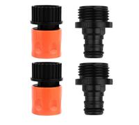 2 Sets Quick Connector Flush Adapter Kit for Sea-Doo PWC Jet Ski & Kawasaki 4-Stroke Watercraft, Outboard Flush Kit with Anti-Leak Valve for Marine Engine Maintenance Accessories