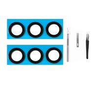 2 Sets Rear Camera Lens Glass Back Lens Glass Replacement for Samsung Galaxy S25 S25+ S25 Edge S25 Ultra, with Repair Tool kit (S25)