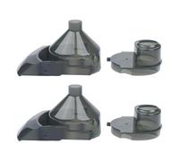 2 Sets Replacement Funnel & Cover Compatible with Baby Brezza Formula Pro Advanced, Replacement Funnel and Cover, Durable PP Dispenser Accessory, Grey