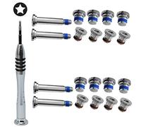 2 Sets Replacement Screws with Screwdriver for MacBook Air 13 inch A1369 A1466 2010 to 2017, Unibody Bottom Case Cover P5 Pentalobe Repair Replacement Tool Kit Notebook Laptop PC Computer Screw