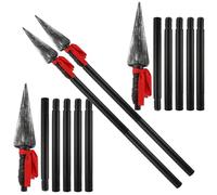 2 Sets Roman Plastic Spear, 70" Tactical Spear, Native American Weapons, Halloween Cosplay Accessory, Adult Toy Prop Weapon, Spear, 70 inch