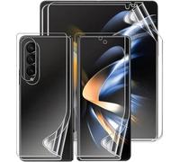 2 Sets Screen Protector for Samsung Galaxy Z Fold 4 7.6", Self-Healing Flexible HD Clear TPU Hydrogel Film, 2 Inside TPU Screen Protector + 2 Front Protective Film + 2 Back Film for Galaxy Z Fold 4